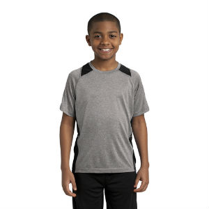 YST361 Youth Color Block T