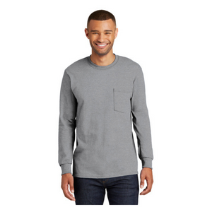 PC61LSP Port & Company® Long Sleeve Essential Pocket Tee