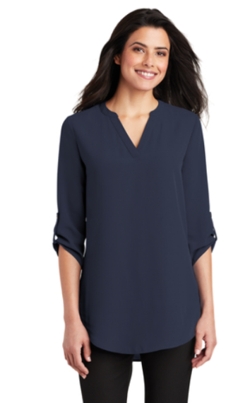 ITEM: LW701 Port Authority ® Women's 3/4-Sleeve Tunic Blouse - Image 2