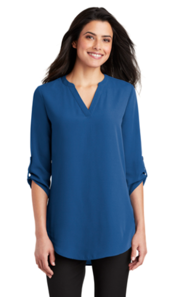 ITEM: LW701 Port Authority ® Women's 3/4-Sleeve Tunic Blouse