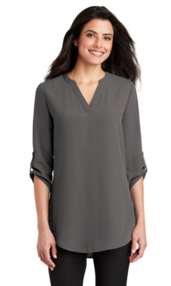 ITEM: LW701 Port Authority ® Women's 3/4-Sleeve Tunic Blouse - Image 3