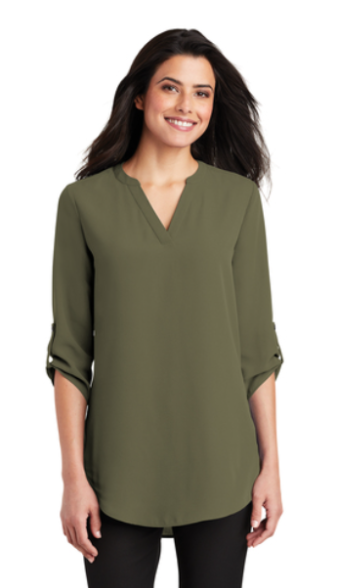 ITEM: LW701 Port Authority ® Women's 3/4-Sleeve Tunic Blouse - Image 7
