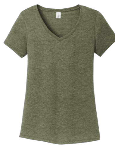 DM1350L Sale District Women’s Perfect Tri V-Neck Tee - Image 12