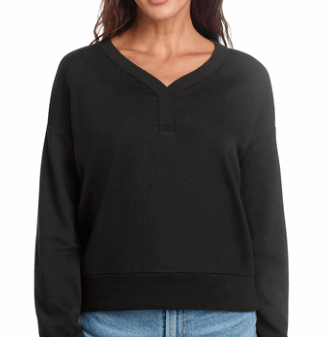 DT1312 District Women’s Perfect Tri Fleece V-Neck Sweatshirt