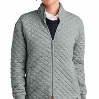 BB18213 Brooks Brothers Women’s Diamond Quilt Full-Zip