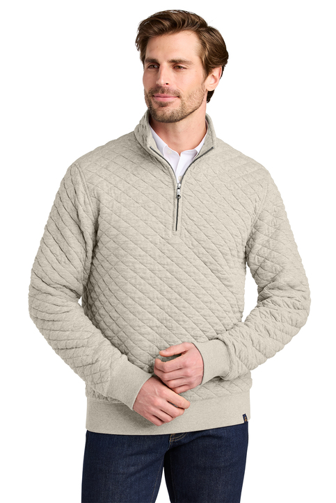 ITEM: BB18212 Brooks Brothers Diamond Quilt ¼ zip